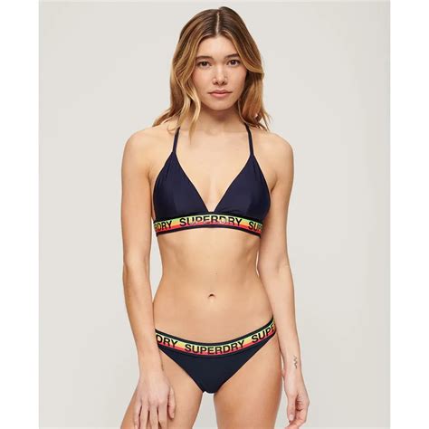 Superdry Braguita Del Bikini Logo Classic Azul Dressinn
