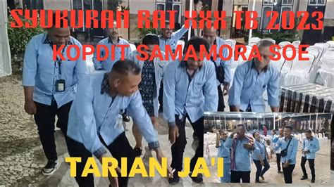 Tarian Ja I Syukuran Rat Xxx Ksp Kopdit Samamora Soe Timor Tb