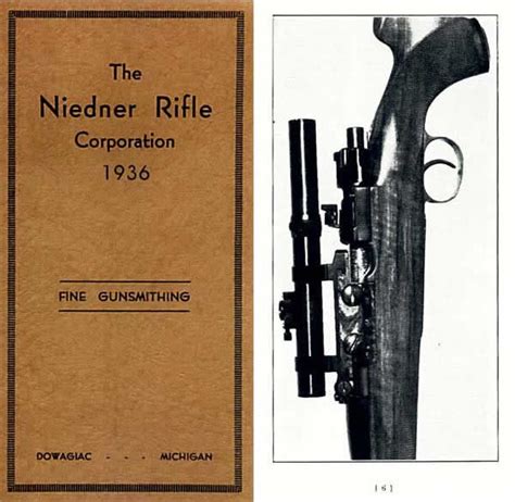 Niedner Rifle Corporation Catalog Cornell Publications