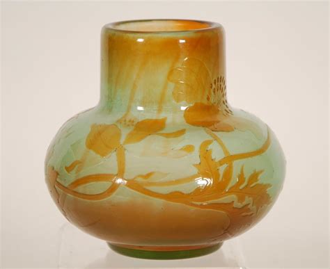 Bid Now Emile Gallé 1846 1904 Petit vase boule March 2 0123 2