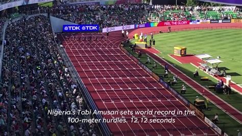 Tobi Amusan Smashes World Record In Hurdles Video