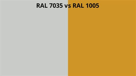 Ral 7035 Vs 1005 Ral Colour Chart Uk