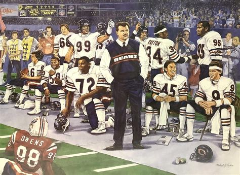 Lot Dick Butkus Signed A P Print Michael Taylor