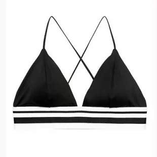 H M Large Stripe Triangle Bikini