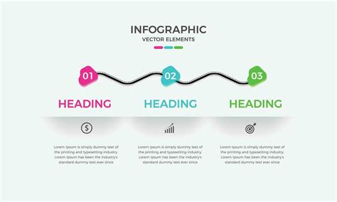 3 pasos negocio infografia modelo elementos para infografía moderno