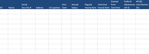 Free Human Resources Templates In Excel Smartsheet