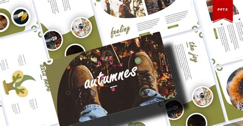 Autumnes | PowerPoint template #85690 - TemplateMonster