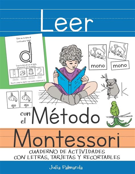 Buy Leer con el Método Montessori Cuaderno de actividades con letras