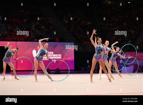 Valencia Spain Th Aug France Hoops During Rhythmic