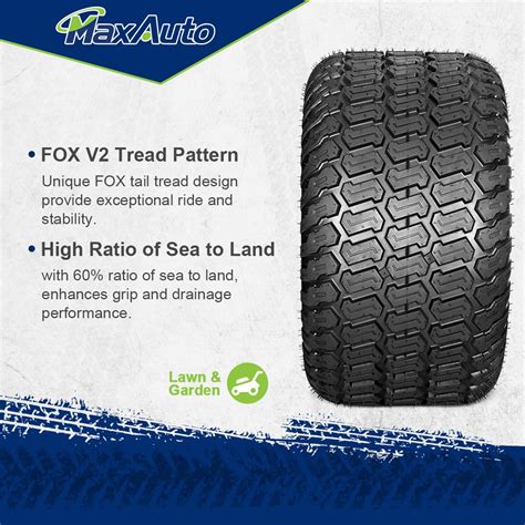 Snapklik.com : 20x10.00-8 Lawn Mower Tires, 20x10-8 Tractor Turf Tire ...