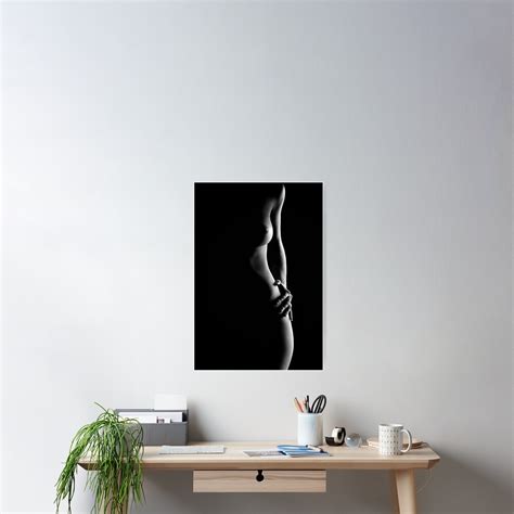 Johan Bodyscape Nude Woman Standing Poster Von MarieGren Redbubble