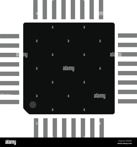 A Microcontroller Cpu Processor Vector Stock Vector Image And Art Alamy