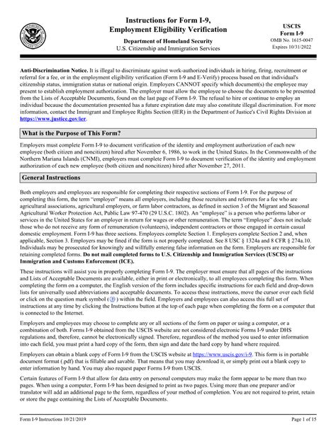 USCIS Form I-9 Instructions - DocsLib