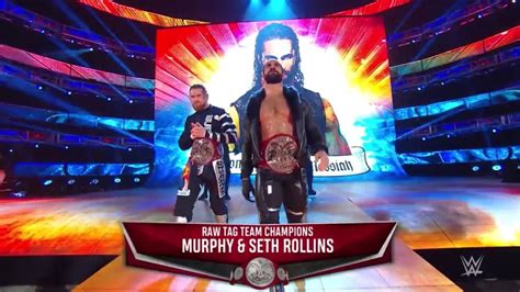 Seth Rollins Murphy Entrance Raw 2020 YouTube