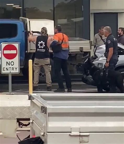 Hungry Jacks Dramatic Drive Thru Arrest Outside Darwin As Police Draw