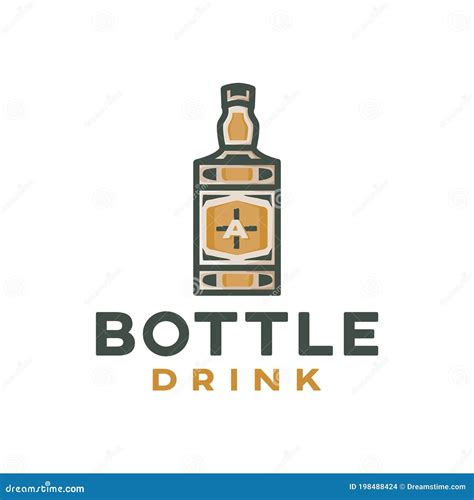 Illustration Of Alcoholic Liquor Bottle For A Party Stock Vector