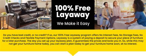 Layaway Policies | Surplus Furniture