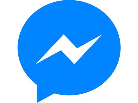 Facebook Messenger Logo With A Transparent Background