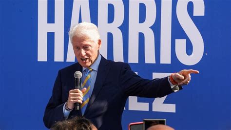 Bill Clinton Returns To Arizona To Campaign For Kamala Harris