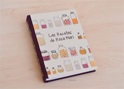 Libro De Recetas A Para Pegar Fotos Personalizado Sphinge