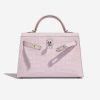 Herm S Kelly Mini Matte Alligator Borreal Satin Mauve Pale Sacl B