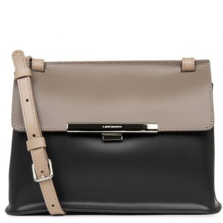 Lancaster Lily Crossbody Bag 437 30 Black Taupe Nude Fonce