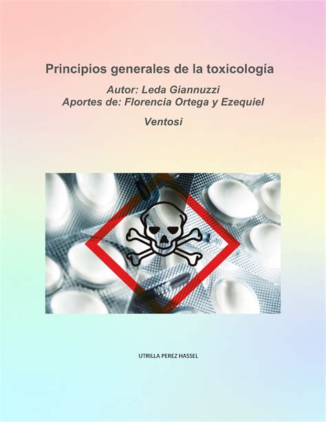 Principios Generales De La Toxicología Principios Generales De La