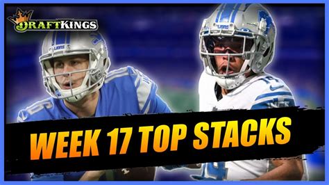 The Stacks You Must Play In Nfl Dfs Tournaments For Draftkings Week