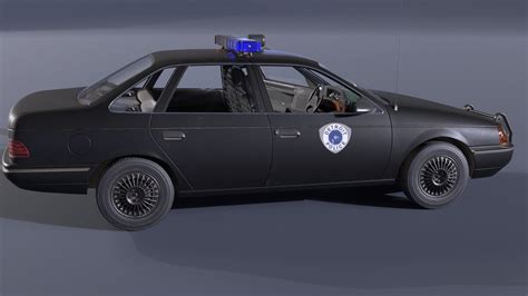 D Model Ford Taurus Robocop Ocp Police Car Vr Ar Low Poly Cgtrader