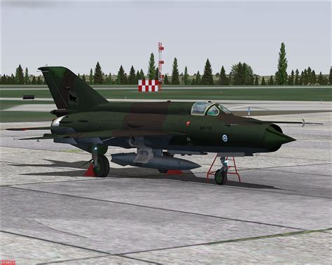 Finnish Air Force Mig 21mf For Fsx