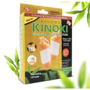 Kinoki Detox Foot Pads Patches 1 Boxes Set 10pcs TravelPack