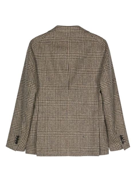 Tagliatore Prince Of Wales Check Blazer Eraldo Us