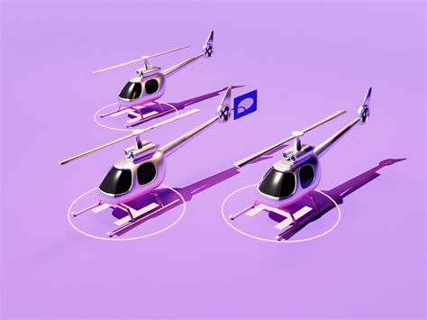 3d animated helicopter by Kimia Barati for Pela Design on Dribbble