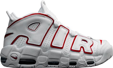 Nike Air More Uptempo White Varsity Red