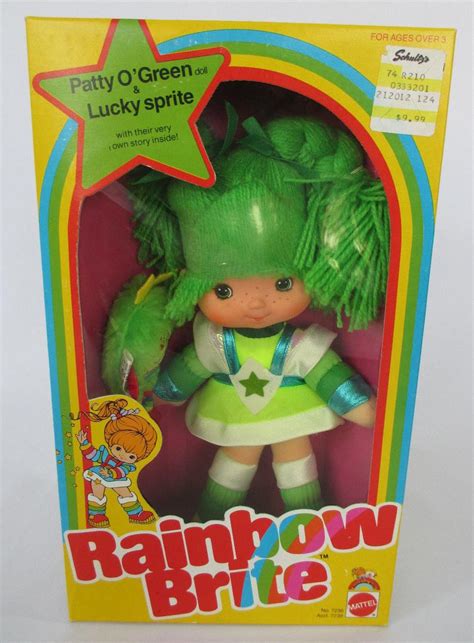 Vintage Rainbow Brite Patty O Green Lucky Sprite New In Package