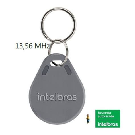 Chaveiro Tag De Proximidade RFID 13 56 Mhz Cinza TH 1000 MF Intelbras