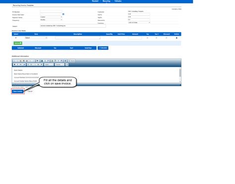 Recurring Invoices AccountSight