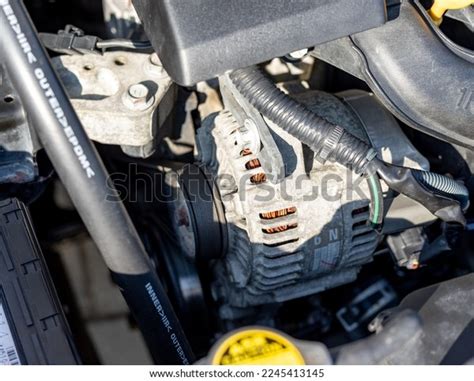 Car Alternator Electric Generator Engine Vehicle Stock Photo 2245413145 ...