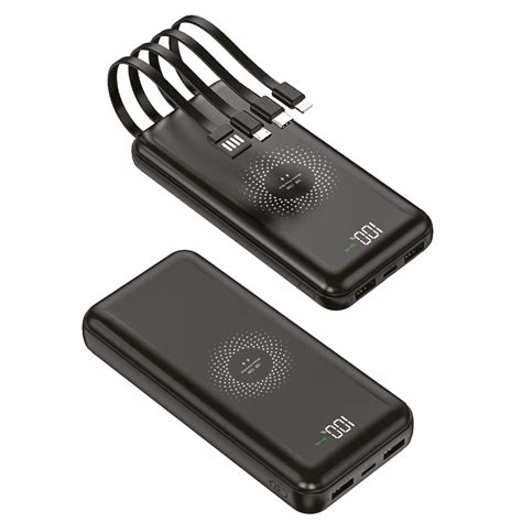 20000 mAh Wireless Power Bank Mobil Şarj Cihazı