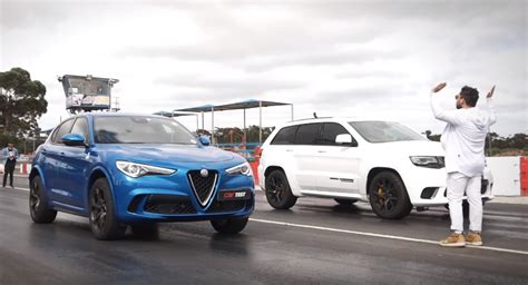 Alfa Romeo Stelvio QV And Jeep Grand Cherokee Trackhawk Are More Evenly