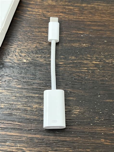 Genuine Apple Usb C To Lightning Adapter Muqx3am A A2868 Preowned 195949122842 Ebay