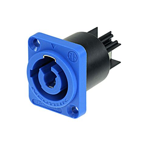 Conector Chasis Powercon A Neutrik Azul