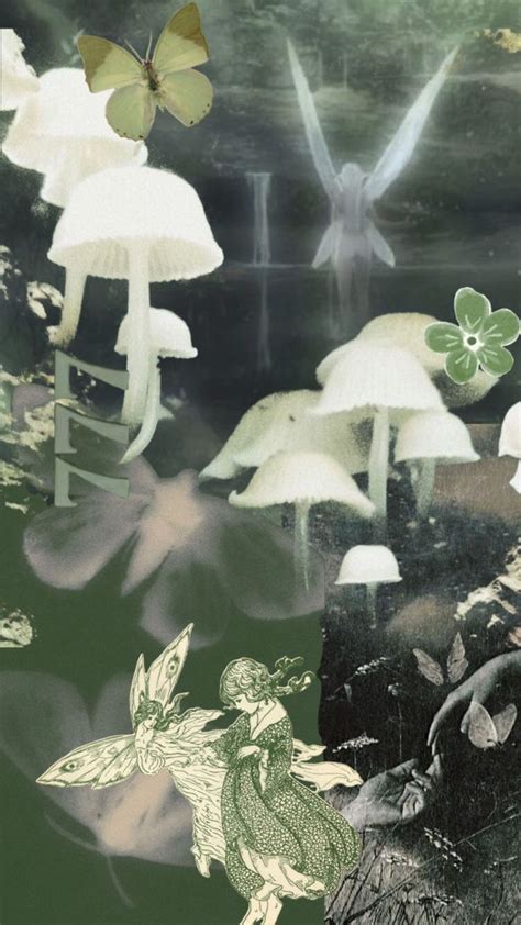 green fairy collage art tutorial