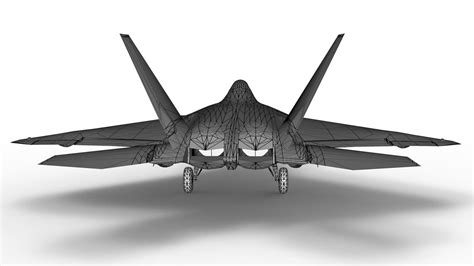 Lockheed Martin F 22 Raptor 3d Model Cgtrader