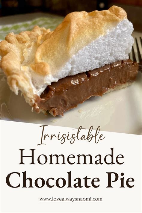 The Best Old Fashioned Chocolate Pie You Ll Ever Eat Recipe Best