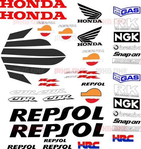 Honda CBR 600 RR Logos Decals Stickers And Graphics MXG ONE Best