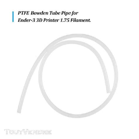 Creality D Ptfe Tube Mm Id Mm Od Cm Longueur Pour Ender En France