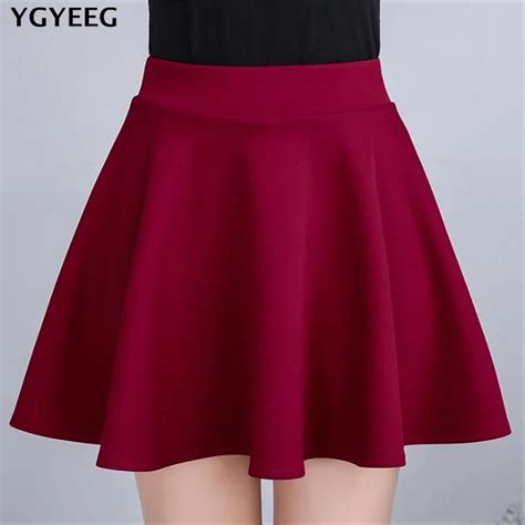 Ygyeeg 2018 New Fashion Hot Sexy Women Skirts Pleated 11 Colors High