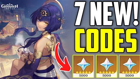 ⚠️today Codes⚠️genshin Impact Redeem Codes 2024 Genshin Impact Codes Youtube