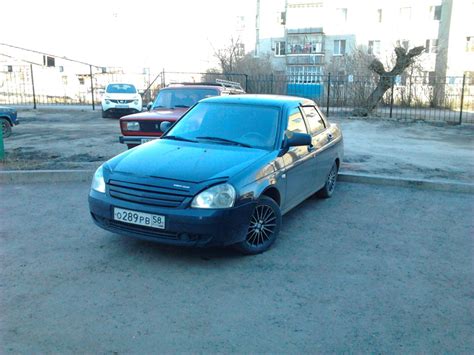 Мухабойка на капот — Lada Приора седан, 1,6 л, 2010 года | аксессуары ...